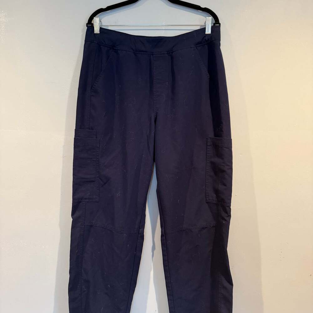 FIGS Technical Collection Navy Scrub Pants XL Short Cargo Pockets